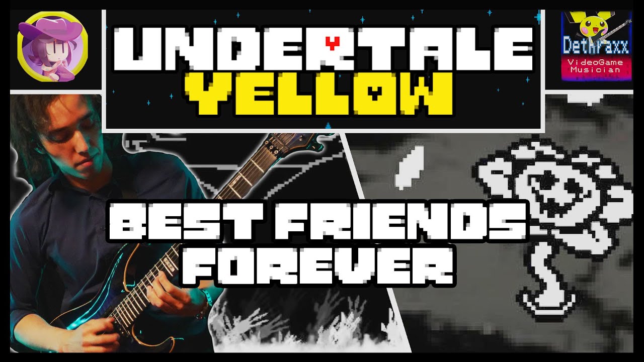 BEST FRIENDS FOREVER | Metal Guitar Remix Cover by Dethraxx \\ Undertale Yellow