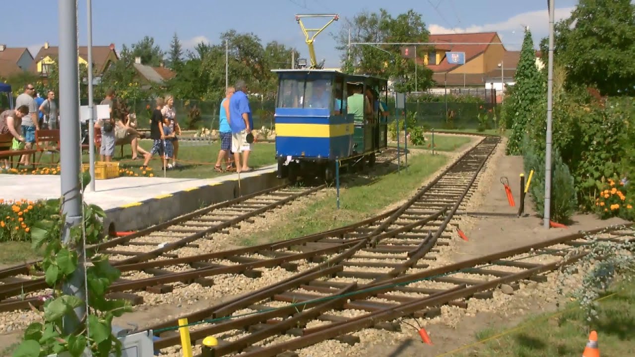 Zahradní železnice ve Vracově - léto 2014