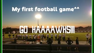 My first football game^^ GO HAWKS!!!!!!