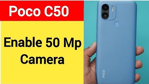 How to enable 50 Mp camera,Poco C50 high quality photo kaise khinche