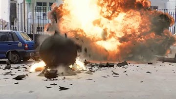 Car Explosion created in After effects , 3ds max and FumeFX