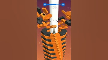 Stack ball 3d gameplay || Stack bounce 😍 #Shorts