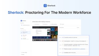 How Sherlock makes remote interviews cheat-proof with smart proctoring