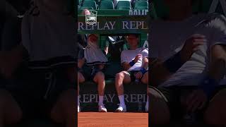 Jannik Sinner and Zizou Bergs defeat Machac Ruud in Montecarlo 🦊🇲🇨