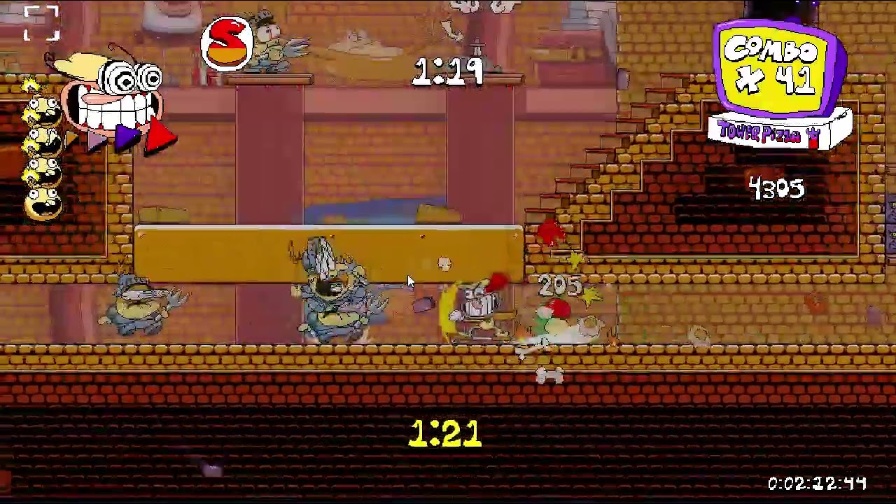 pizza tower demo 3 with noise lap 4