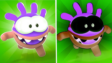 Om Nom Run🐸 vs Reverse gameplay Ball Colour Run walkthrough , iOS Android New Update ( part : 377 )