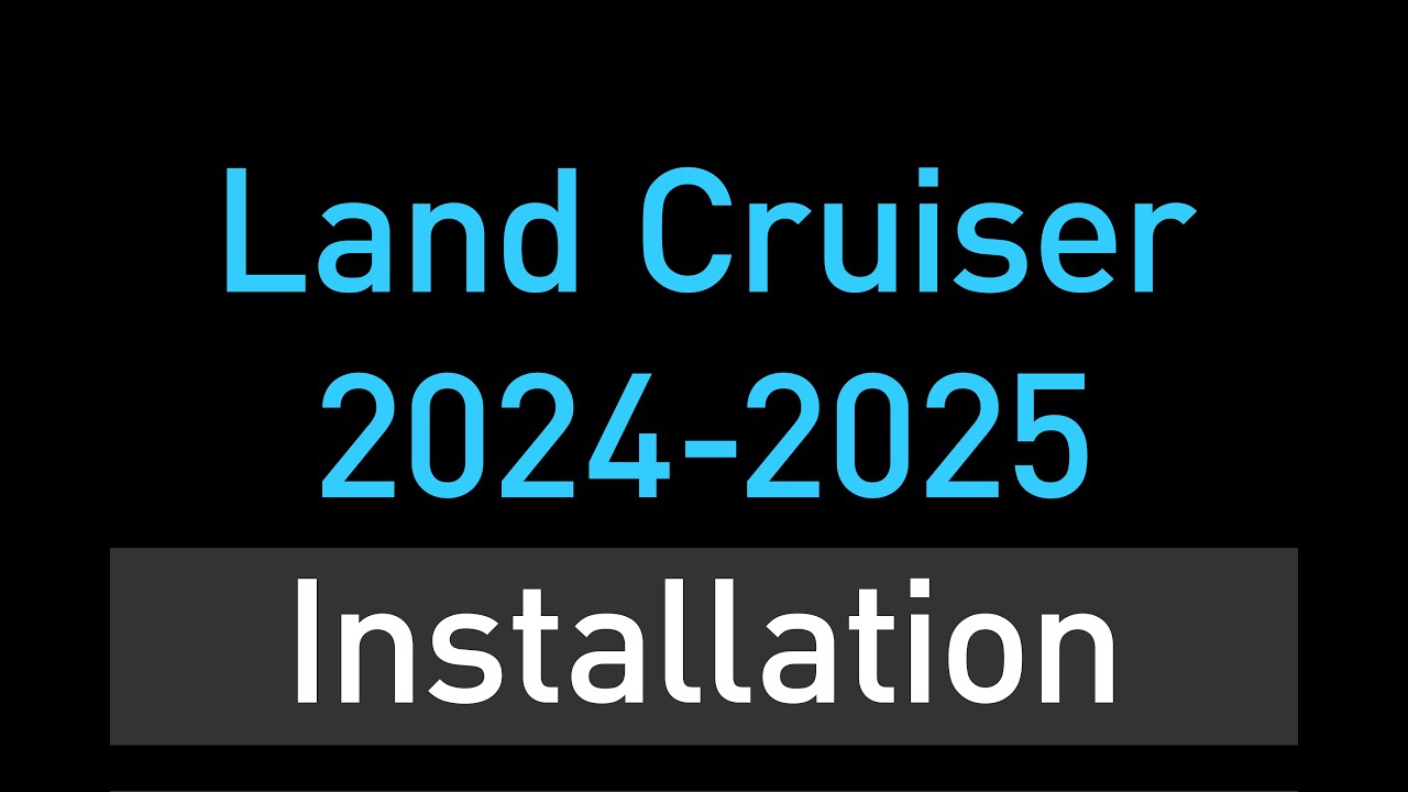 Protect-X Smart Sensor System  -Land Cruiser ( 2024 - 2025 ) Installation video