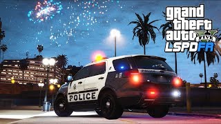 GTA 5 - LSPDFR Ep588 - 4th of July Fireworks!!