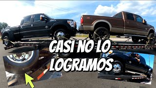 CASI NO CABEN LAS 2 CAMIONETAS EXTENDIDAS Y PESADAS