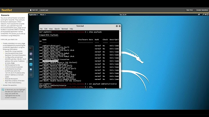8.3.4 Create a Backdoor with Metasploit