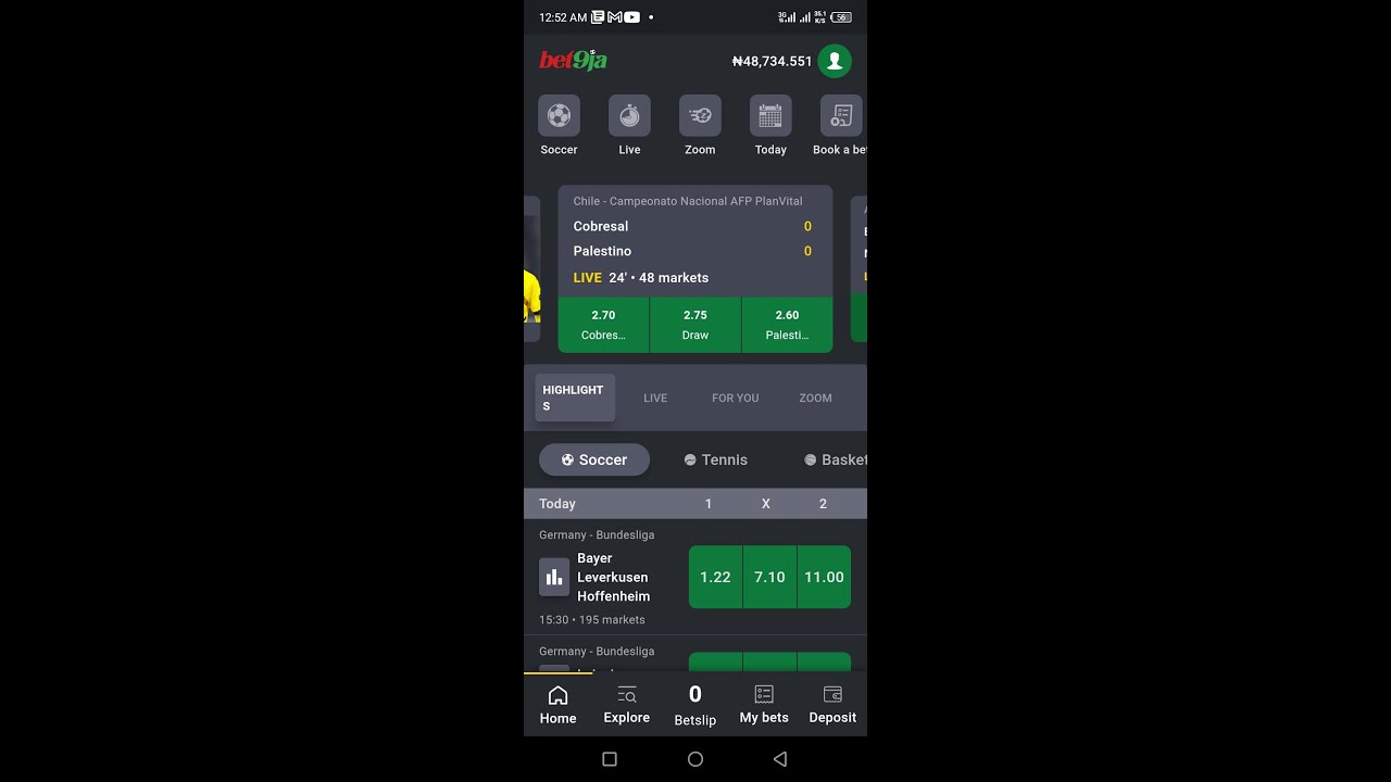 How To Deposit Money In Bet9ja