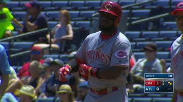 CIN@ATL: Phillips opens the scoring with RBI single