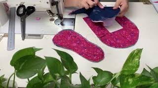 45 Minutes of Upcycled Denim Sewing | Full Bag Making Process (No Talking)