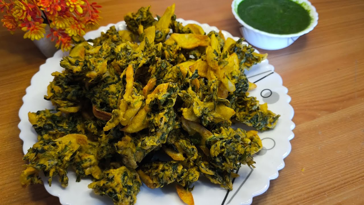 क्रिस्पी आलू मेथी भजिया||Crispy Aloo methi bhajiya 