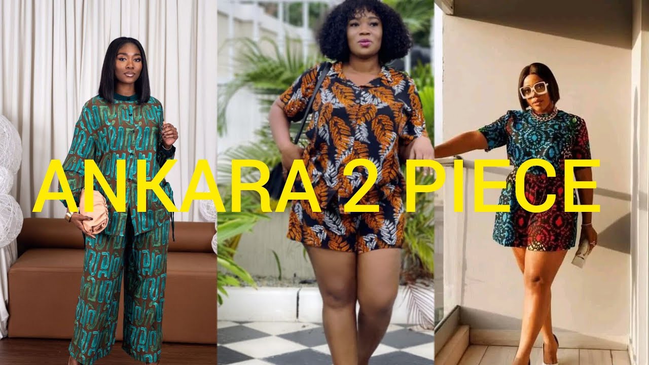 TRENDY ANKARA WAX PRINT| 2024 ANKARA 2 PIECE| 