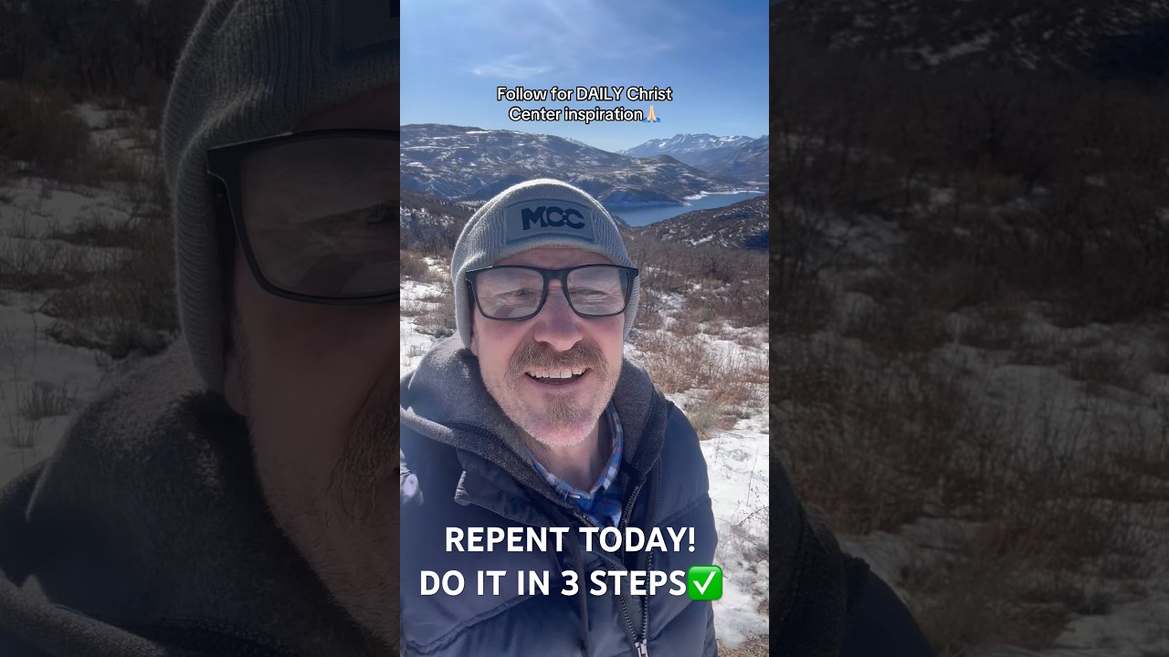 Repent everyday as we cannot hide anything from the Lord, let alone our many sins. Here are 3 steps.