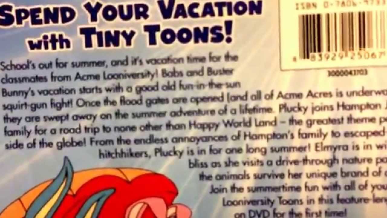 Tiny toon adventures How I spent my vacation VHS and DVD Comparison