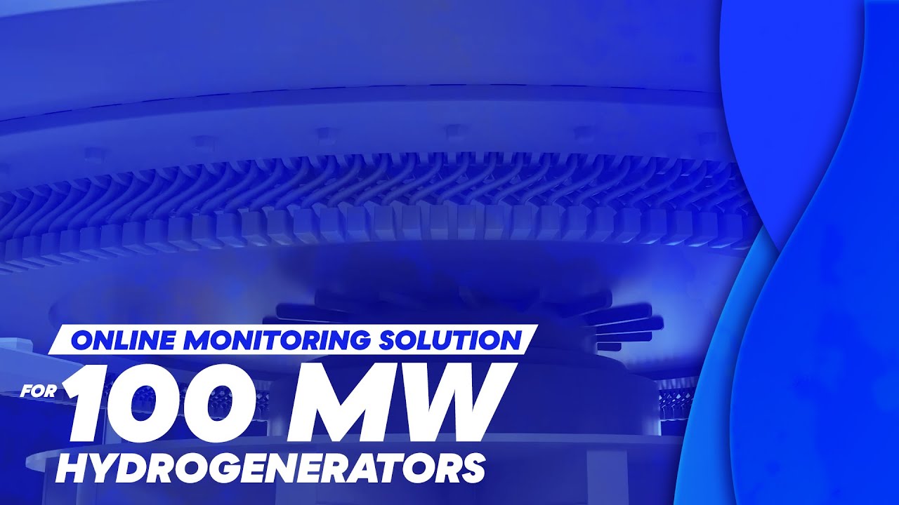 Online monitoring solution for 100MW hydrogenerators - YouTube