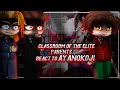 Parents React To Ayanokoji | Classroom of the elite | Year 1-2 | Gacha [ENG/RU]