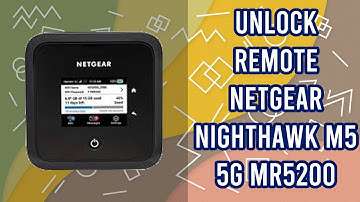 Remote Unlock Netgear Nighthawk M5 5G MR5200, fast and safe, bigunlock.com