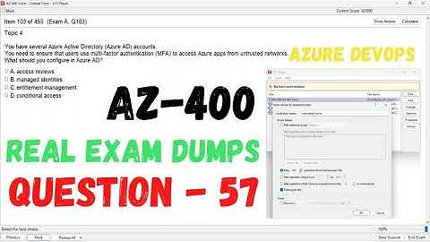 Q 057 AZ 400 DevOps Real Exam Question and answer, Dumps   CertStudyPro