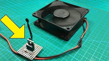 Temperature Controlled DC Fan / Simplest Thermistor Circuit on YouTube