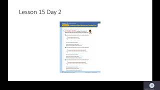 3rd Grade Math Lesson 15 Day 2