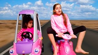 Kids Magic Car Ride Trip / Minnie Mouse Car and Cozy Coupe