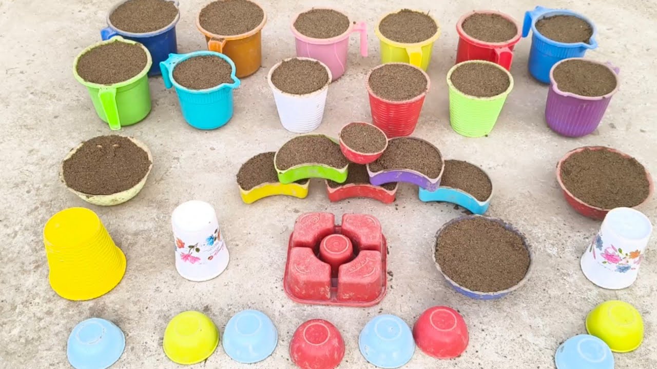 Satisfying ASMR amazing video/ how to make sand art in glass | asmr relaxing video sand cake