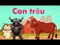 Con bò | Con trâu | Con ngựa | Con dê | em bé học nói con vật tiếng việt | Dạy trẻ thông minh sớm