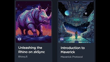 Layer3 zkSync Quests - Intro to Maverick, Bridge with Rhino Finance