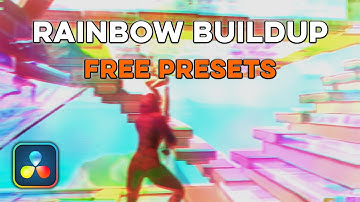 INSANE *RAINBOW BUILDUP* for Fortnite Montages | DaVinci Resolve 18 (FREE PRESETS in Desc.)