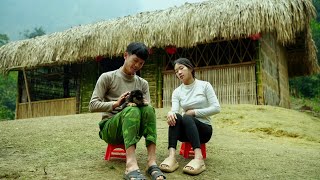 The Happily Pregnant Wife of a young Couple on a small Mountain Farm far from Civilization