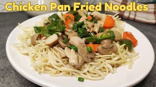 Pan Fried Noodles Recipe - How To Make Chicken Pan Fried Noodles Details