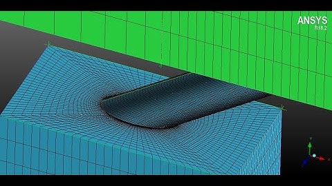Hexahedral Meshing for a Flat Plate Adiabatic Filim Cooling Geometry/ ICEM CFD/ANSYS MESHING/O Grid