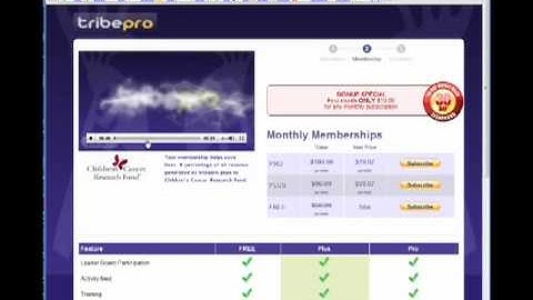 Blog Setup - Setting up a Tribepro Account