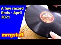 A few record finds - April 2021