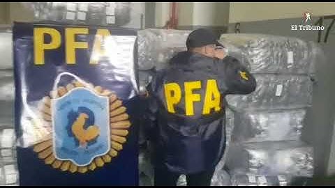 La Federal y un allanamiento millonario de mercadería