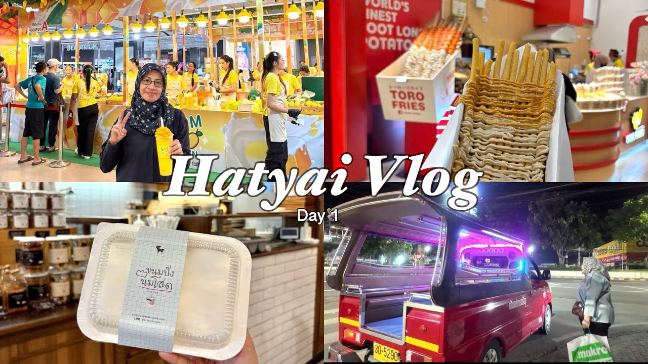 Hatyai Vlog 🇹🇭 | Our First Tuk Tuk Ride! 🛺 (Part 1)