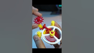 Flying Tourbillon – Mesmerizing Mechanical Movement of a 3D Print ⚙️✨#3dprinting