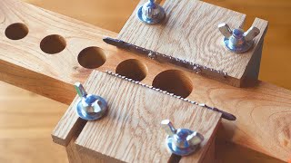 Making Dowels (Round Wooden bar) | Japanese Woodworking