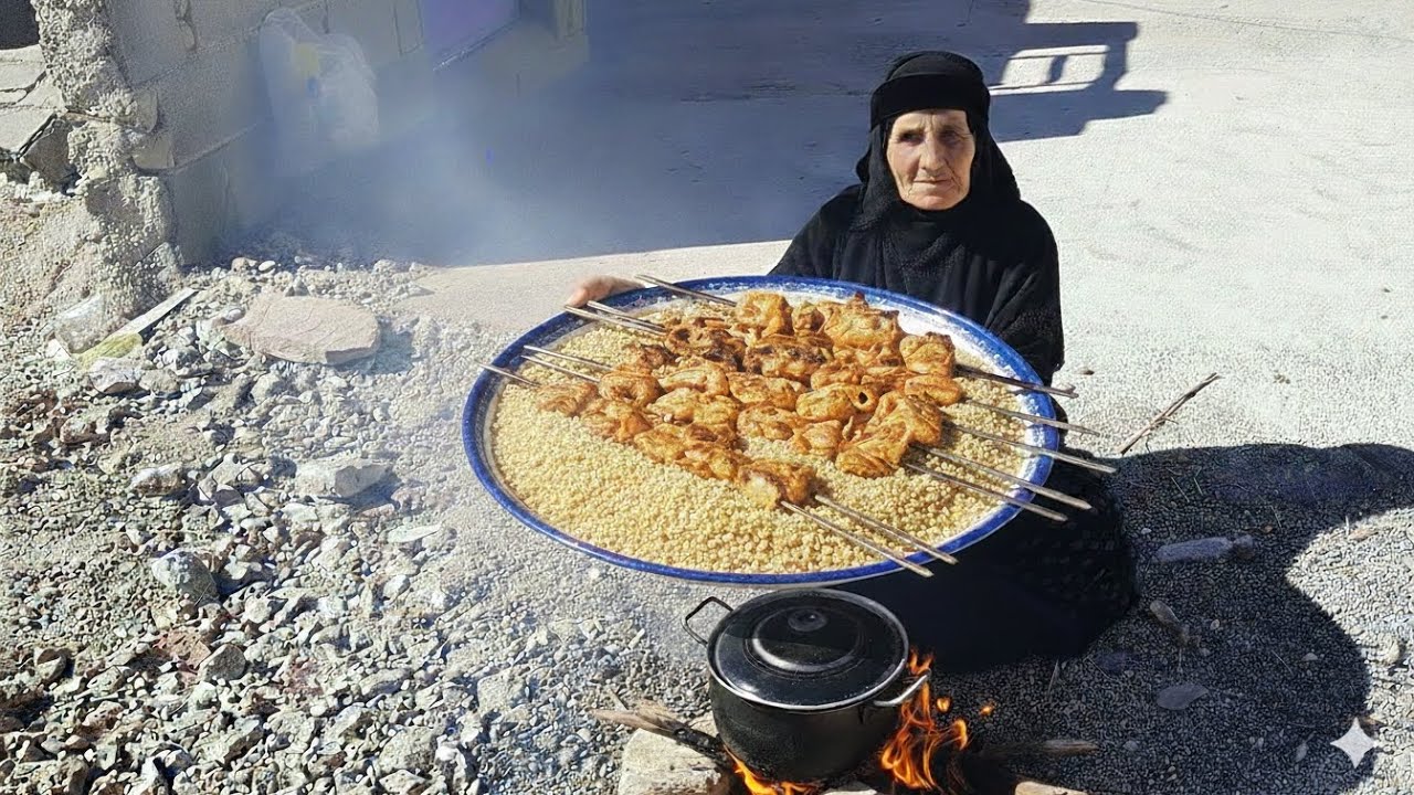 Mother’s Village Cooking: Firewood Rice & BBQ over Open Fire