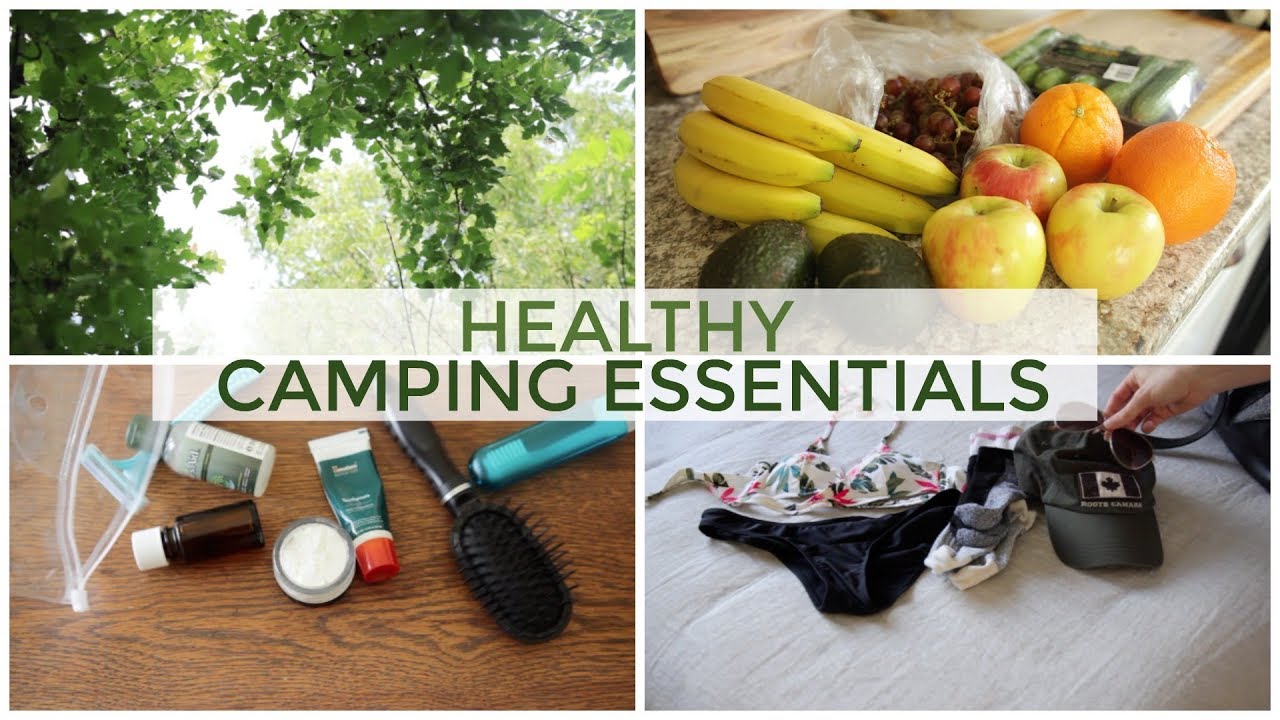 What I Packed for Camping! | Healthy Snacks & Essentials 🌳