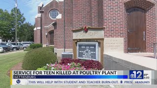 Celebration of Life held for teen killed at Hattiesburg poultry plant
