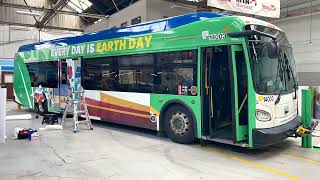 MTA Earth Day Bus Time-lapse