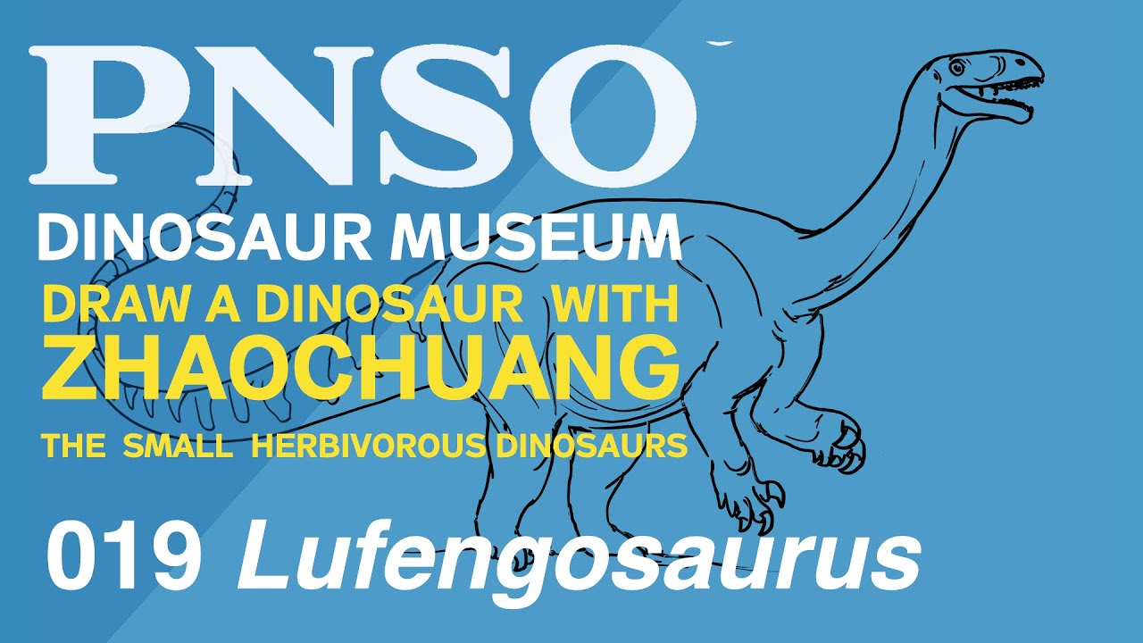 019 Lufengosaurus | DRAW A DINOSAUR WITH ZHAOCHUANG Season II