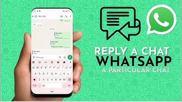 How to reply to a specific message on WhatsApp