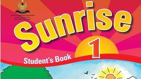 Sunrise 1 ,  Unit 6 _ lesson 3