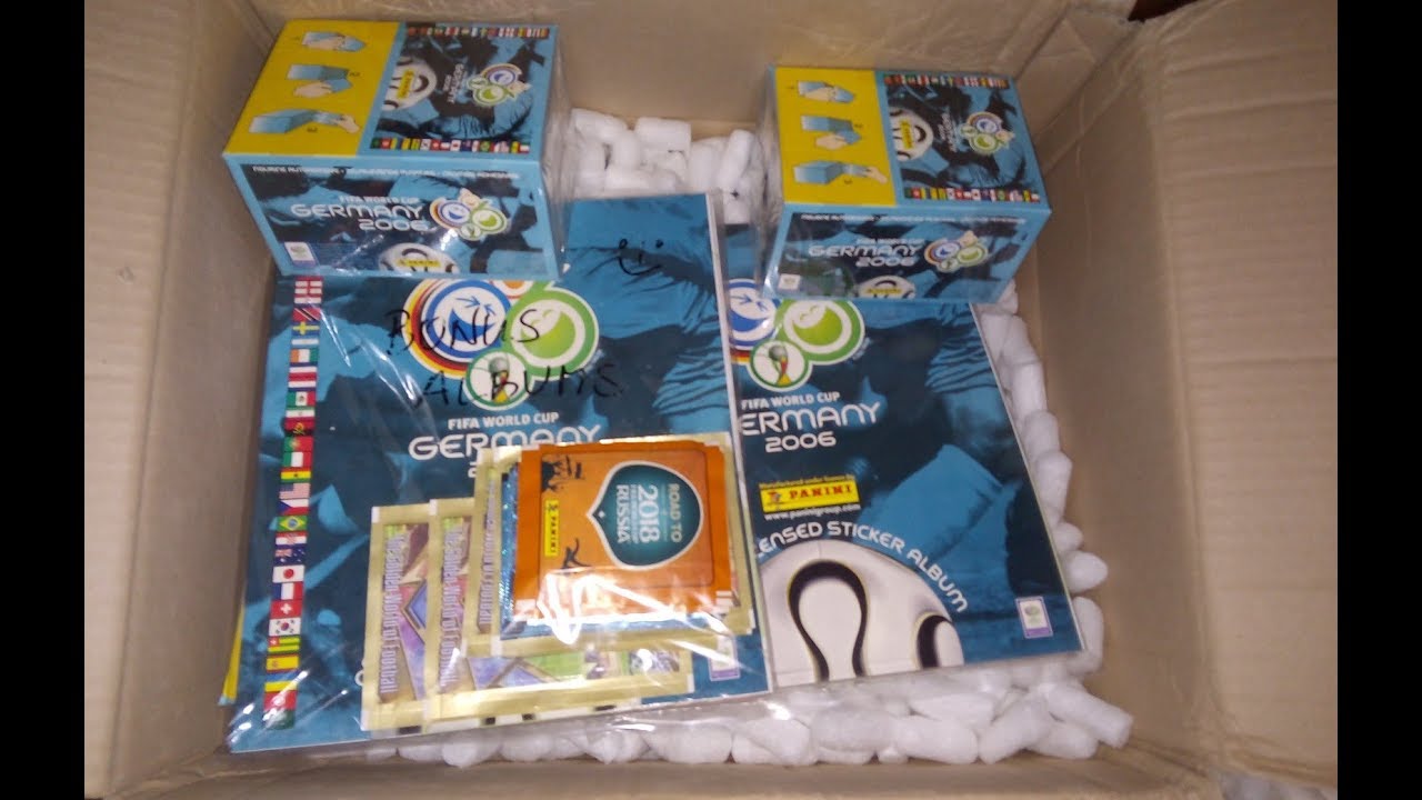 Unpacking Display Panini World Cup Germany 2006 YouTube
