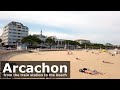  arcachon walking from the train station to the beach  4k